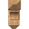 Ekena Millwork Westlake Arts and Crafts Smooth Bracket w/ Offset Brace, Western Red Cedar, 7 1/2"W x 18"D x 18"H BKT0806X18X18WTL03SWR - alternate 4